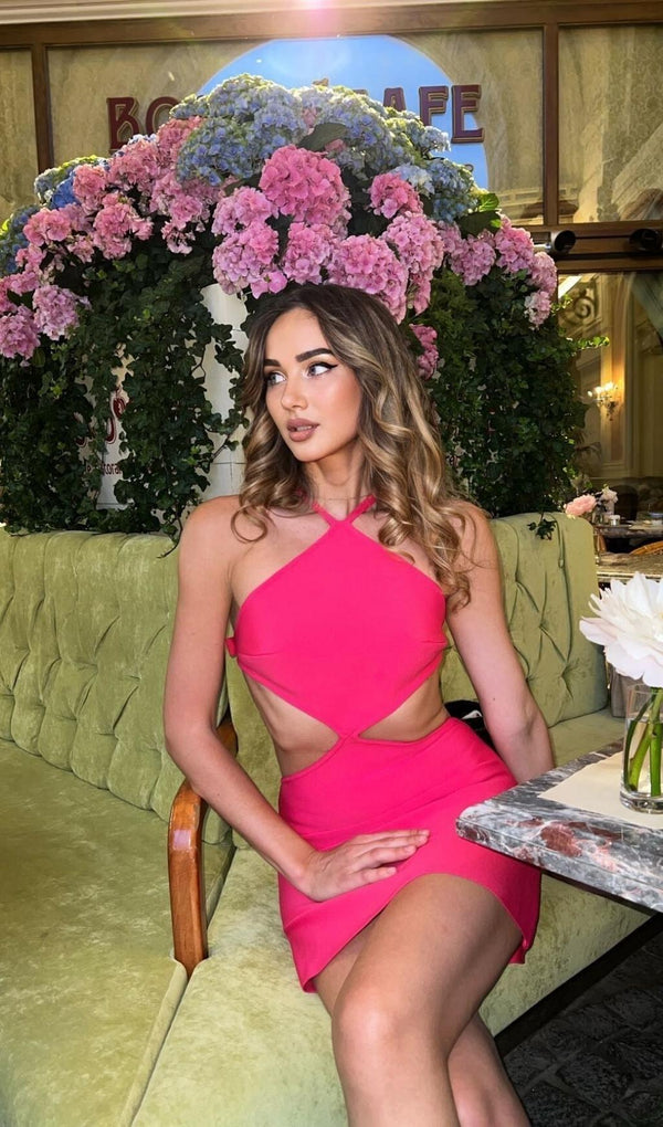CORSET MINI DRESS IN PINK Dresses styleofcb 