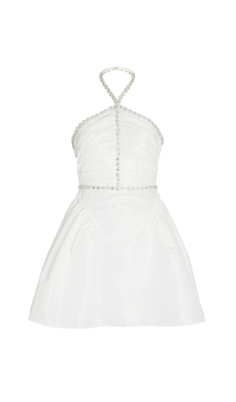 DIAMOND CHAIN DRESS IN WHITE Dresses styleofcb XS WHITE 