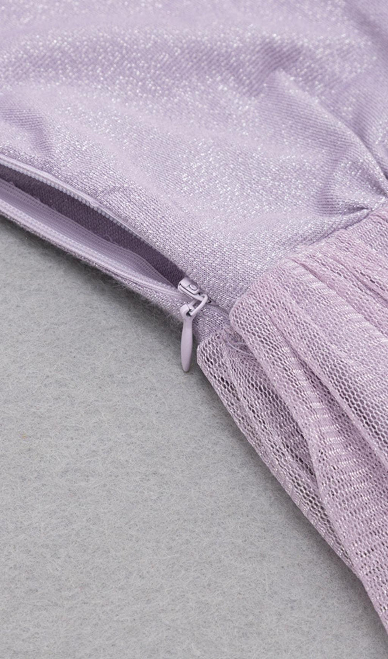 GAUZE BANDAGE MINI DRESS IN PURPLE Dresses styleofcb 