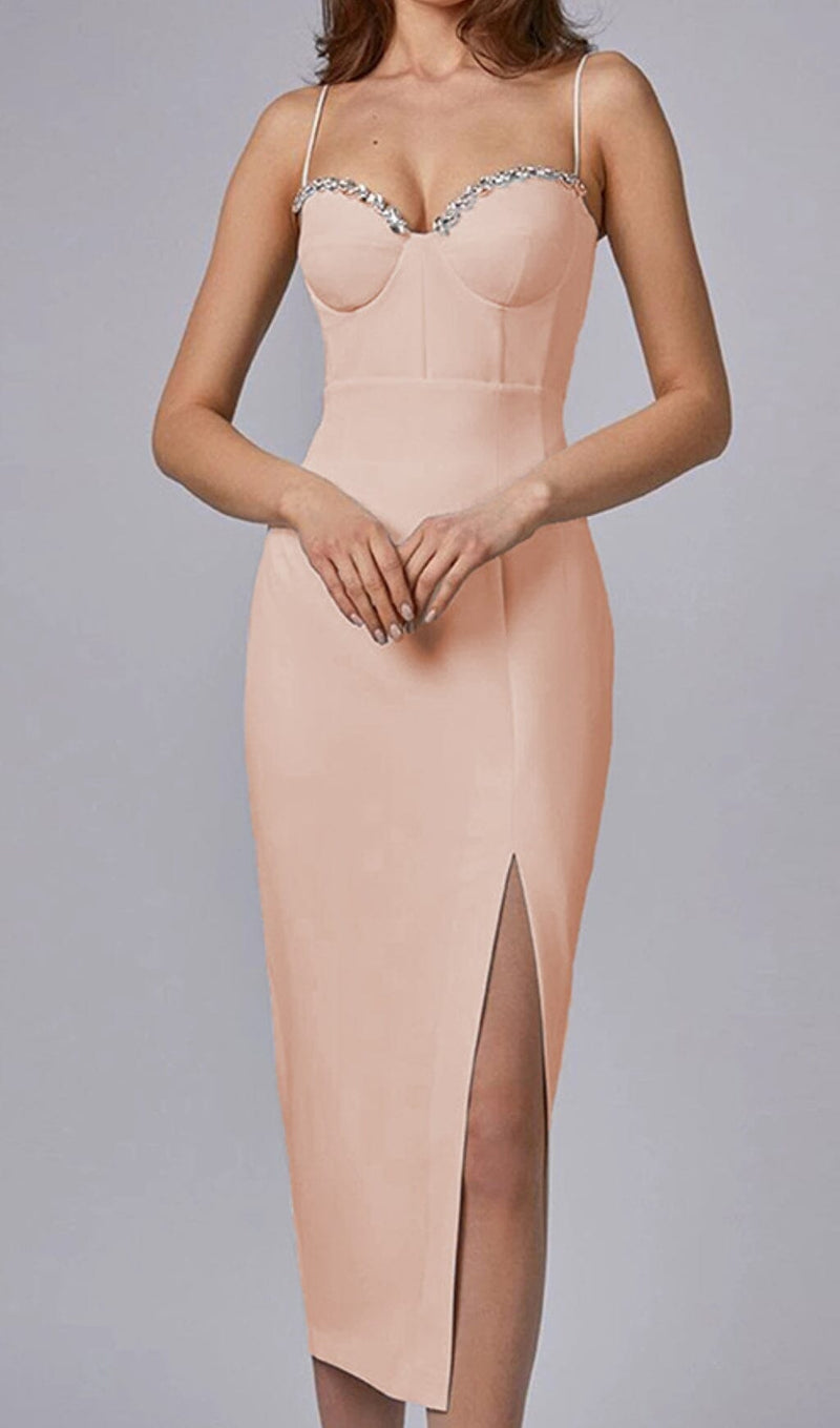 STRAPPY SLIM MIDI DRESS DRESS styleofcb 