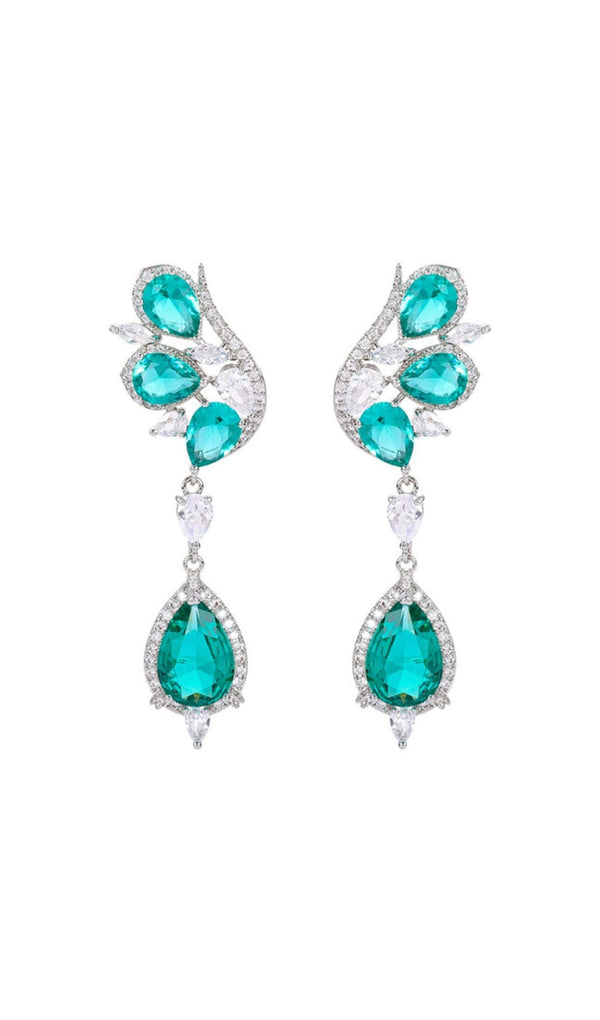 DIAMOND BUTTERFLY TOPAZ EARRINGS Earrings blingmyfriend 