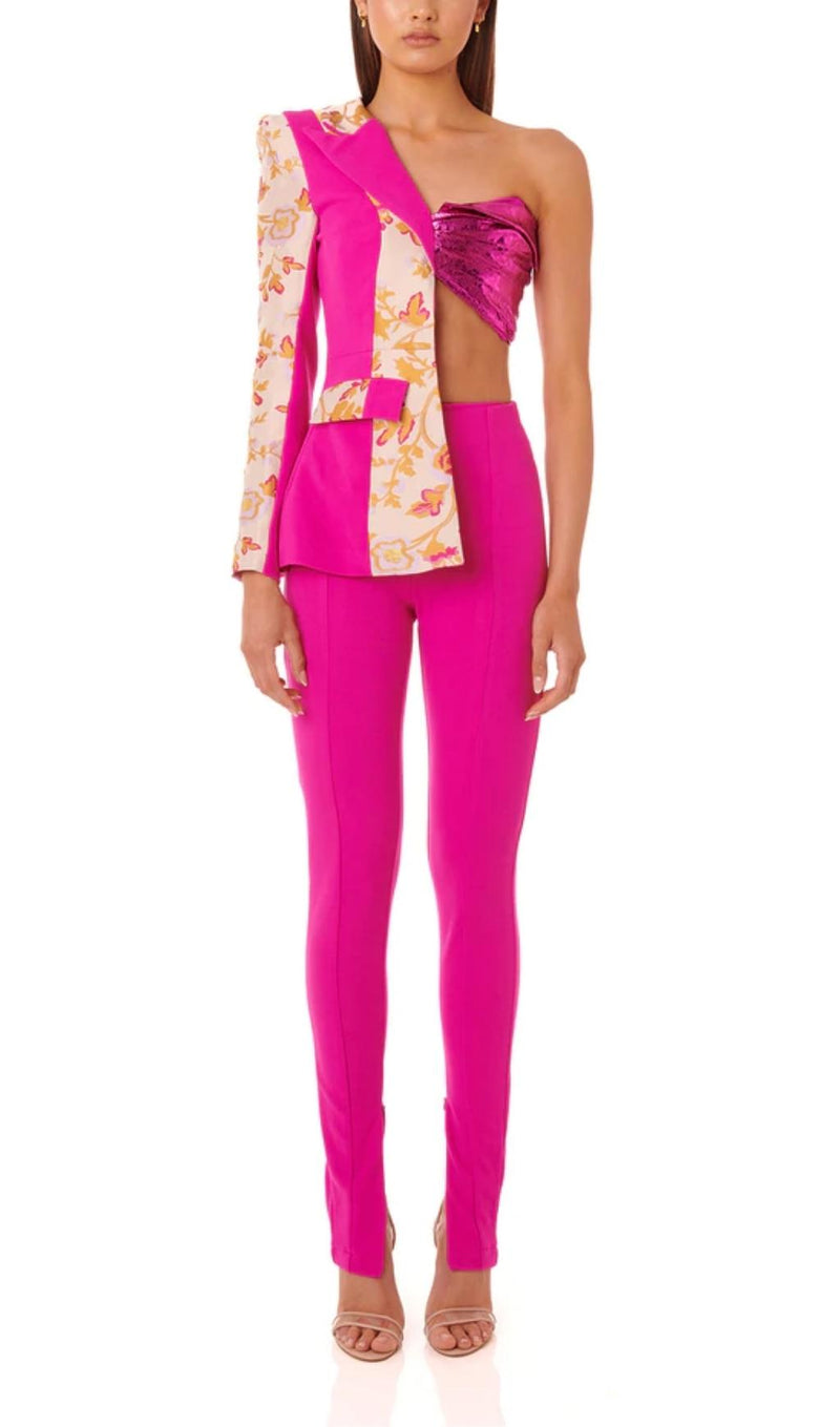 ONE SHOULDER TWO PIECE SET styleofcb 