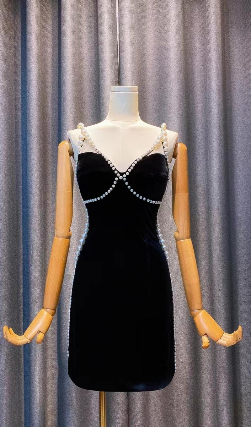 PEARL MINI DRESS IN BLACK Dresses styleofcb 
