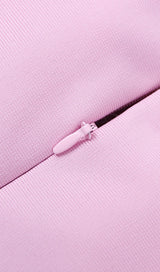 CUT OUT LONG SLEEVE MIDI DRESS IN PINK Dresses styleofcb 