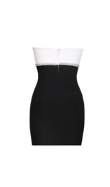 RHINESTONE BANDAGE MINI DRESS styleofcb 