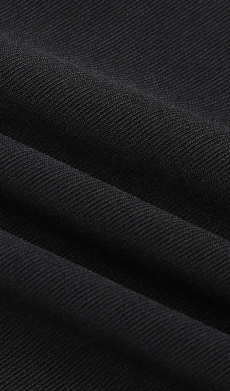 FRINGED STRAPLESS MINI DRESS Dresses styleofcb 