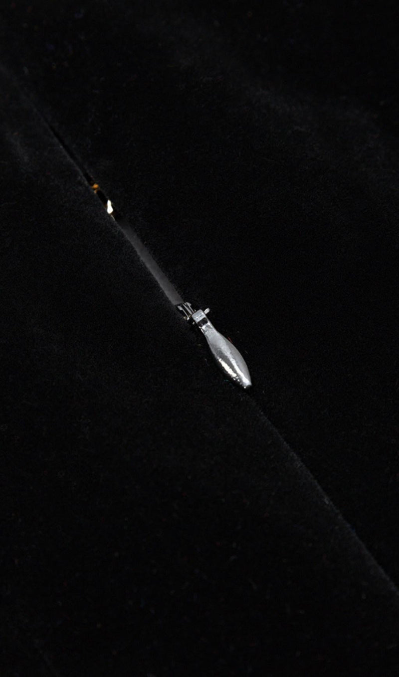 V NECK SLEEVELESS MIDI DRESS IN BLACK Dresses styleofcb 