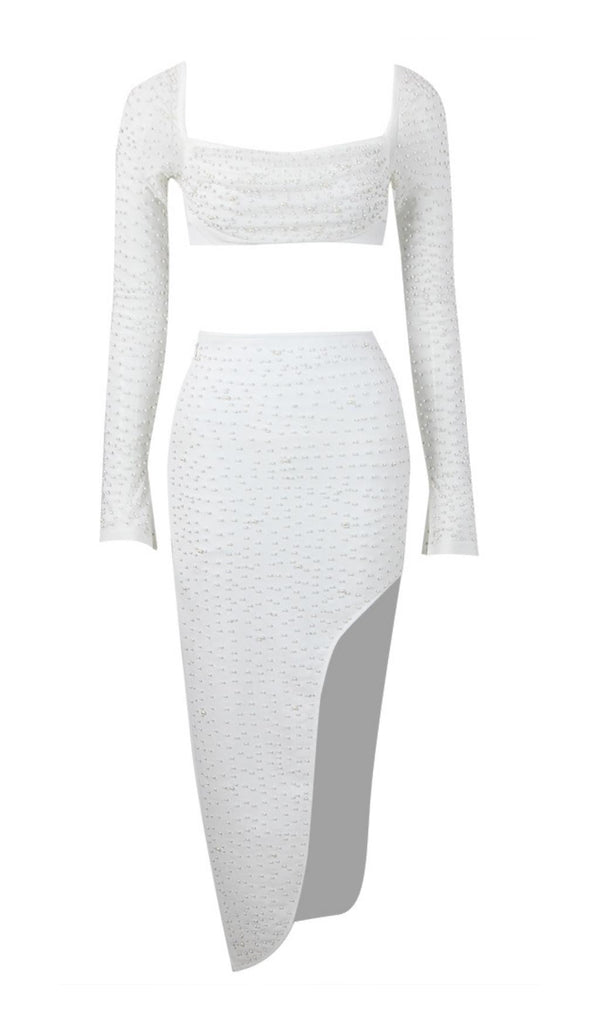 PEARL LONE SLEEVE TWO PIECE DRESS Dresses styleofcb 