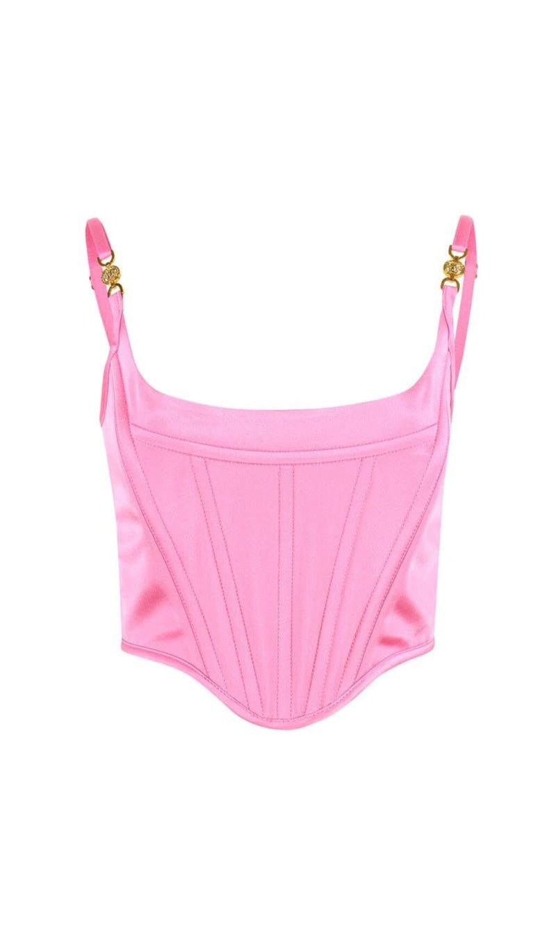 SATIN CORSET STYLE TOP styleofcb 