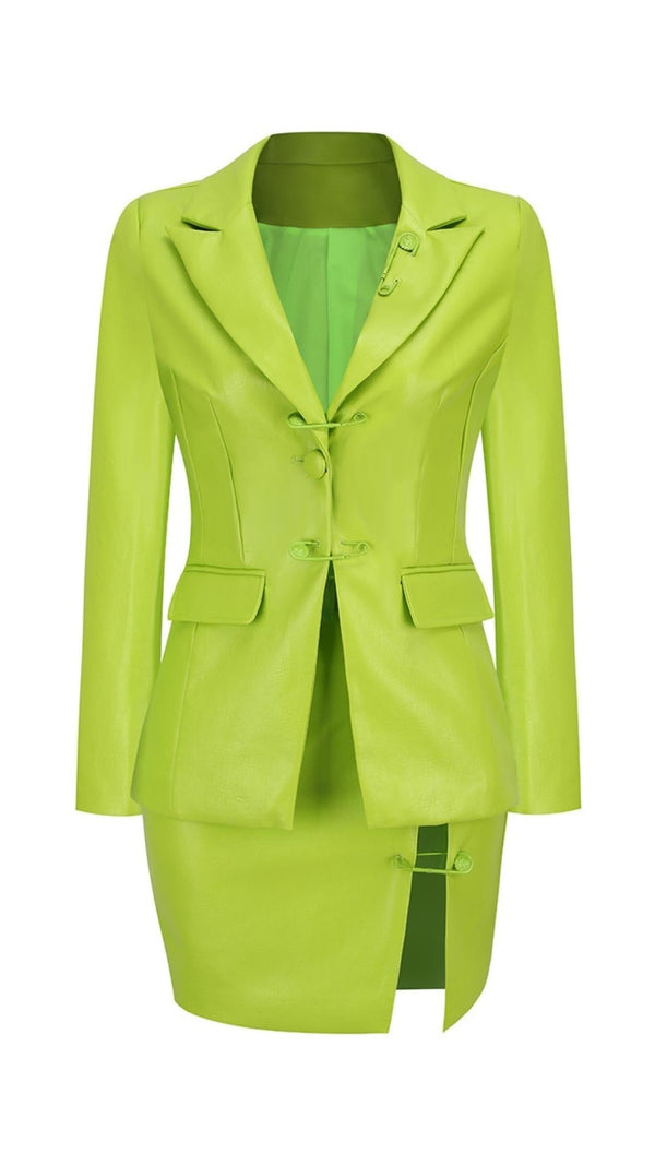 LONG SLEEVES V NECK TWO PIECE SET styleofcb 