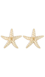 STARFISH EARRINGS IN BEIGE Earrings styleofcb 