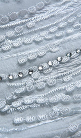 SHINY FRINGED BANDAGE MINI DRESS Dresses styleofcb 