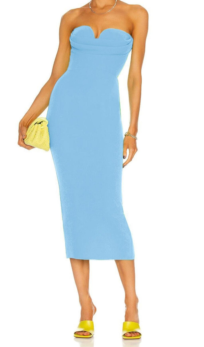 STRAPLESS BANDAGE DRESS Dresses styleofcb 
