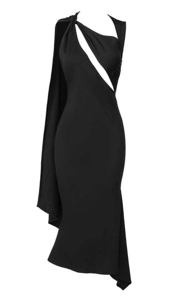 BACKLESS CUT OUT CORSET DRESS IN BLACK DRESS styleofcb 