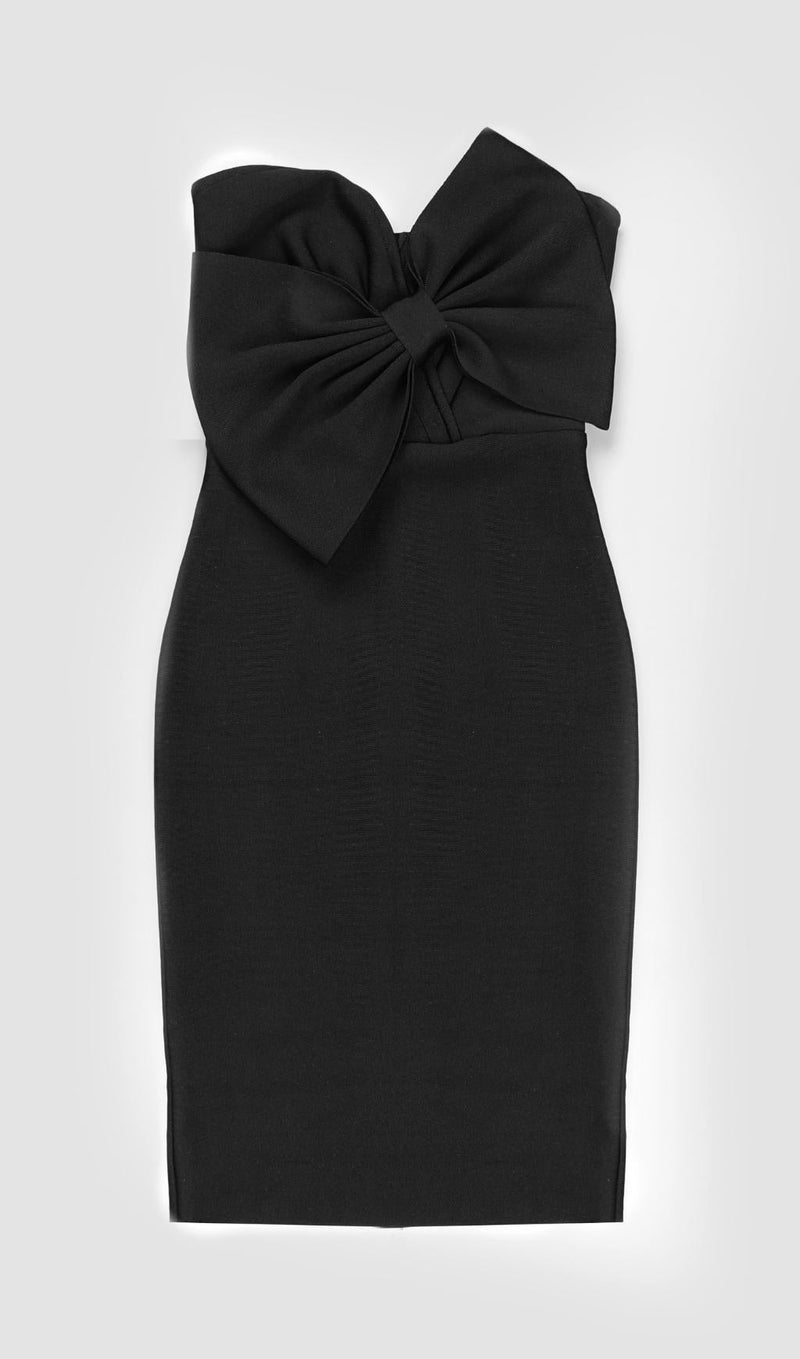 OFF THE SHOULDER BOWKNOT MIDI DRESS Dresses styleofcb 