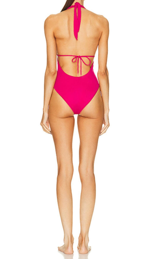 SOLID ONE PIECE BIKINI SWIMSUIT styleofcb 