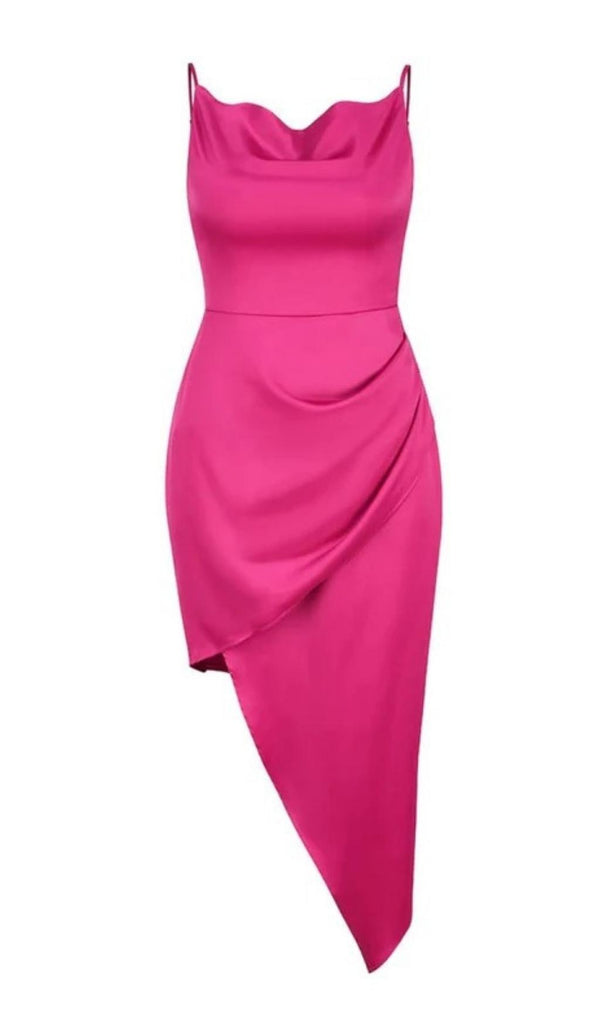 BANDAGE BACKLESS MIDI DRESS IN PINK Dresses styleofcb 
