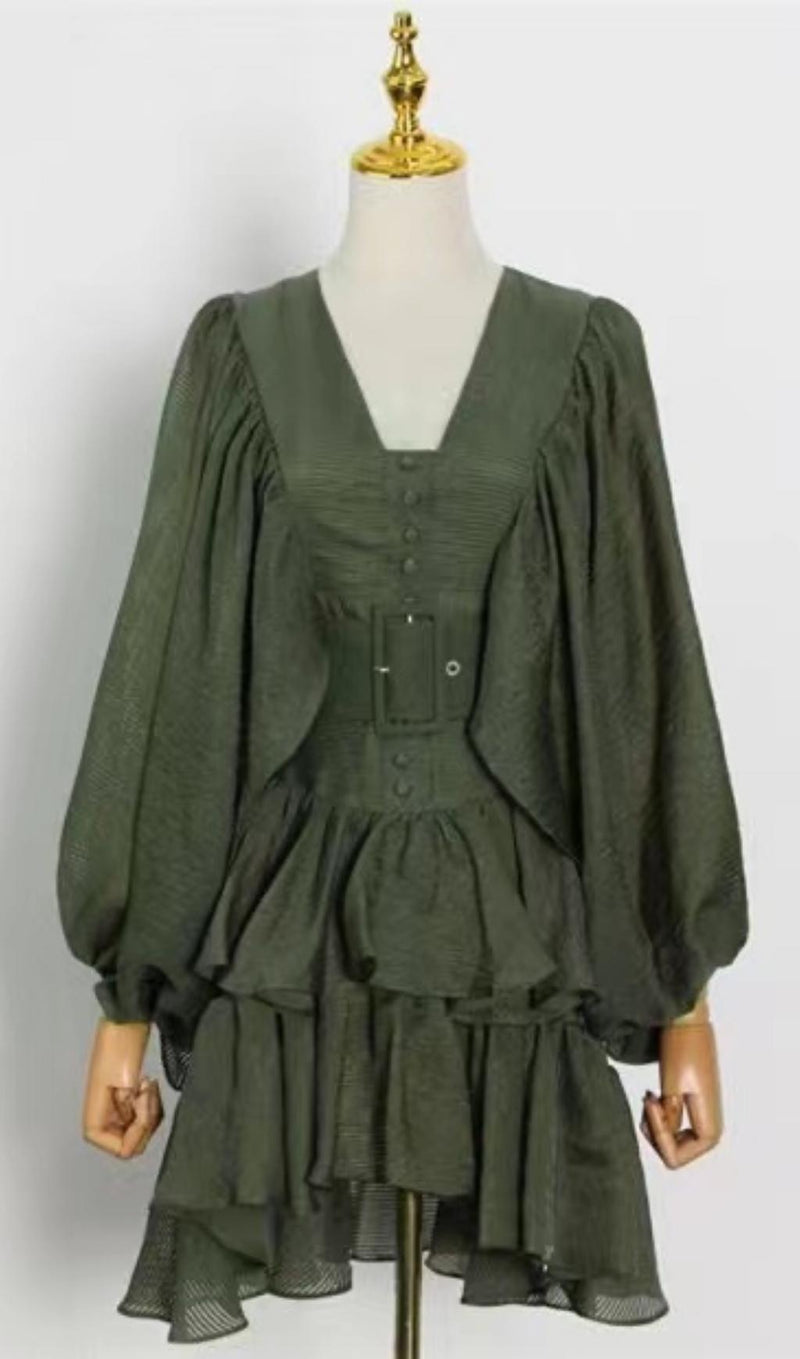 PLUNGED DRAPED MINI DRESS Dresses styleofcb 