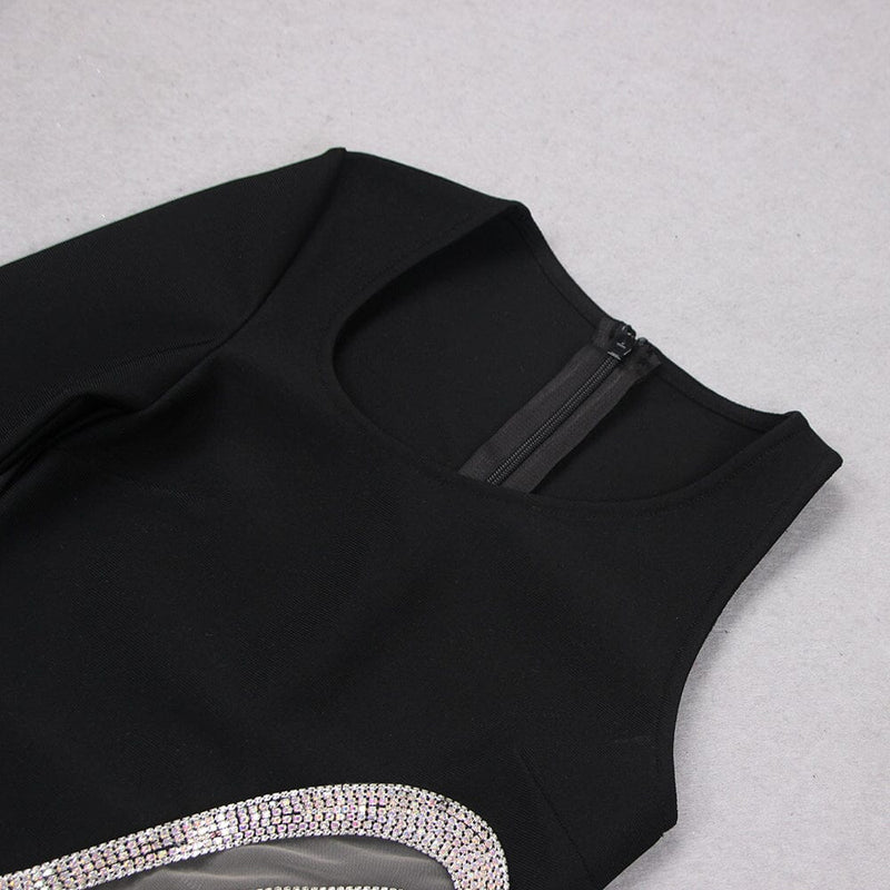 WAVE ONE-SHOULDER MINI DRESS styleofcb 