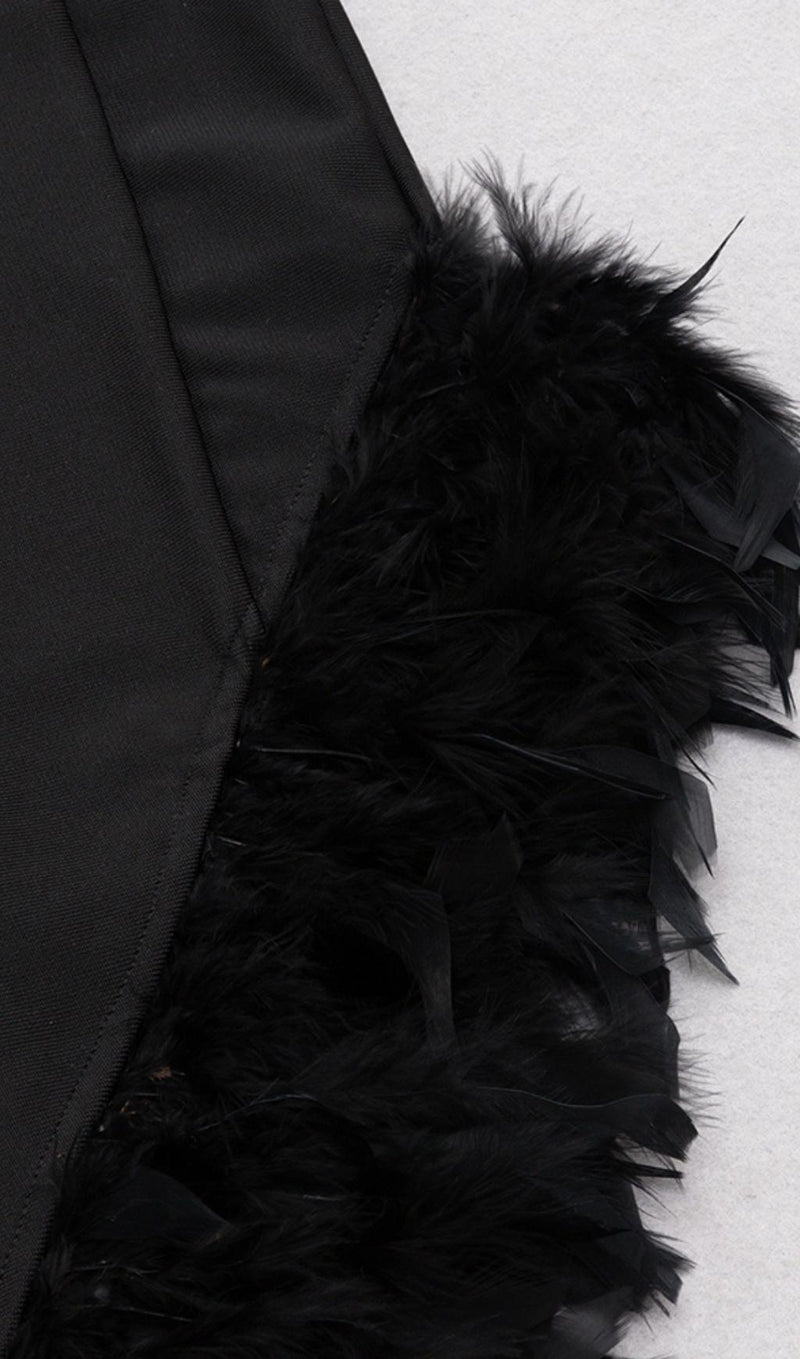 HALTER ONE SHOULDER MIDI DRESS IN BLACK Dresses styleofcb 