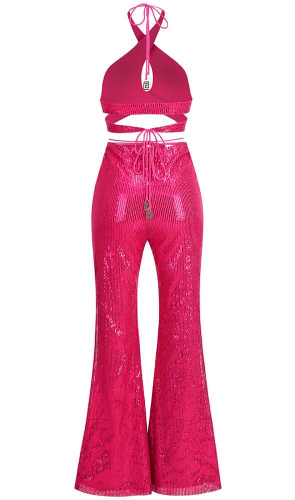 BANDAGE HOLLOW OUT SUIT IN RED DRESS styleofcb 