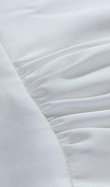 LONG SLEEVES V NECK MAXI DRESS IN WHITE Dresses styleofcb 