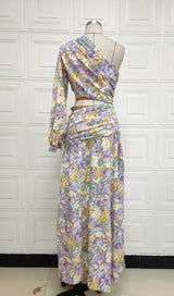 LONG SLEEVE MAXI DRESS IN COLORS Dresses styleofcb 