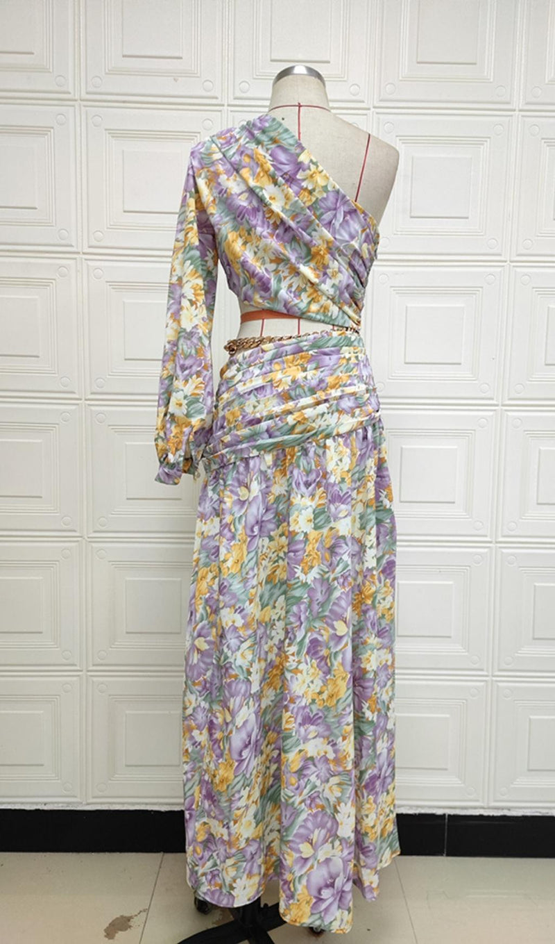 LONG SLEEVE MAXI DRESS IN COLORS Dresses styleofcb 
