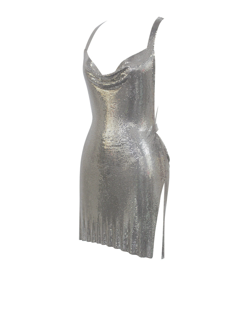 SERENITY SILVER COPPER MESH DRESS Dresses styleofcb 