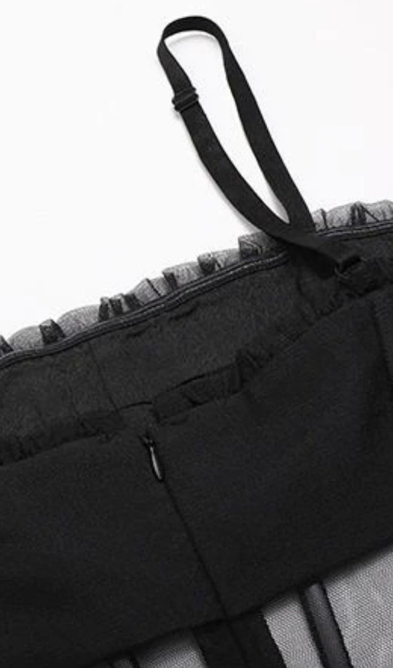 MESH MAXI DRESS IN BLACK Dresses styleofcb 