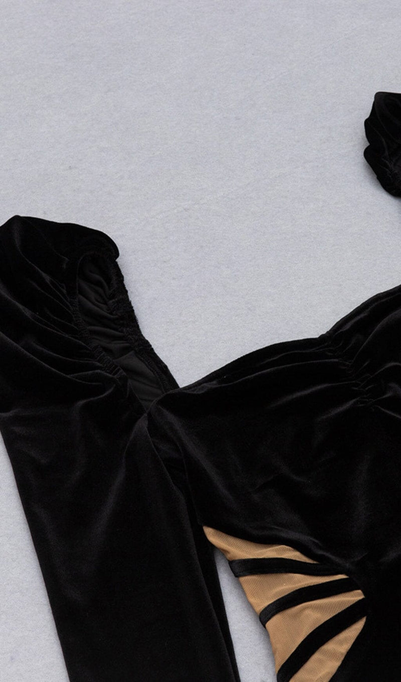 LONG SLEEVE BODYSUIT IN BLACK DRESSES styleofcb 
