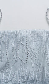 SHINY FRINGED BANDAGE MINI DRESS Dresses styleofcb 