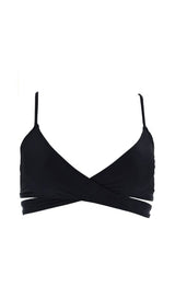 BLACK BIKINI TOP Swimwear Oh CICI 