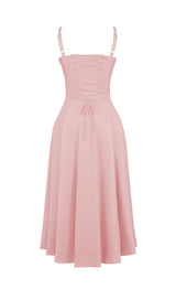 BABY PINK BUSTIER SUNDRESS styleofcb 