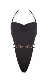 BLACK LACE BEACH SKIRT Swimwear Oh CICI SWIMSUIT BLACK S