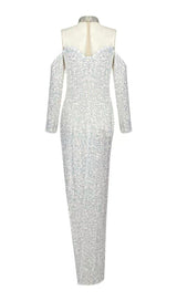 SEQUIN MINI DRESS IN SILVER Dresses styleofcb 