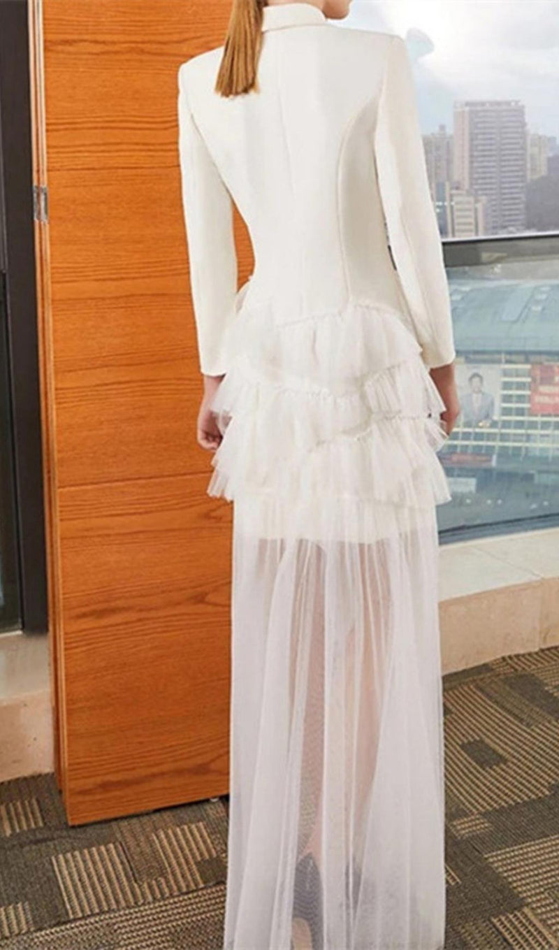LONG SLEEVES MESH MIDI DRESS Dresses styleofcb 