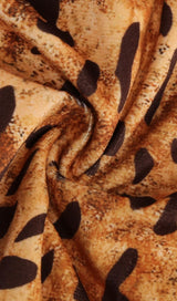 V NECK LEOPARD MINI DRESS Dresses styleofcb 