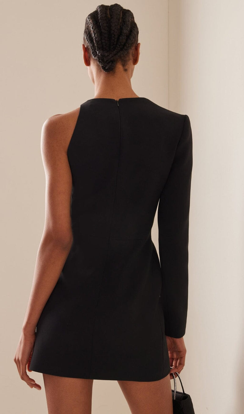 WAVE ONE-SHOULDER MINI DRESS styleofcb 