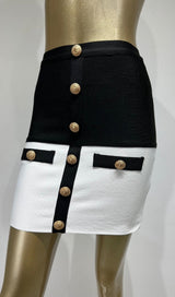 BANDAGE BUTTONS MINI DRESS styleofcb 