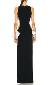 CUT OUT EXTREME SPLIT MAXI DRESS DRESS styleofcb 