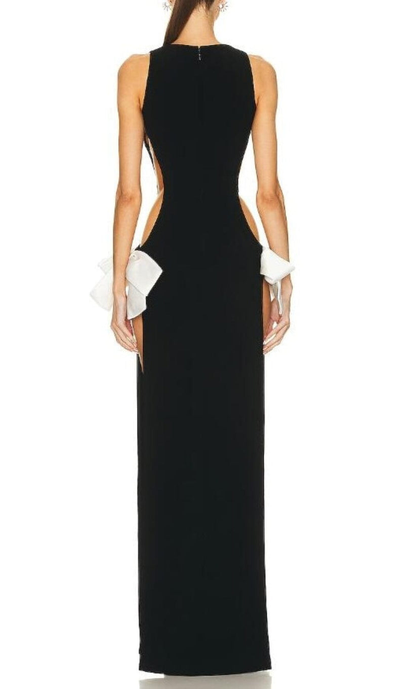 CUT OUT EXTREME SPLIT MAXI DRESS DRESS styleofcb 