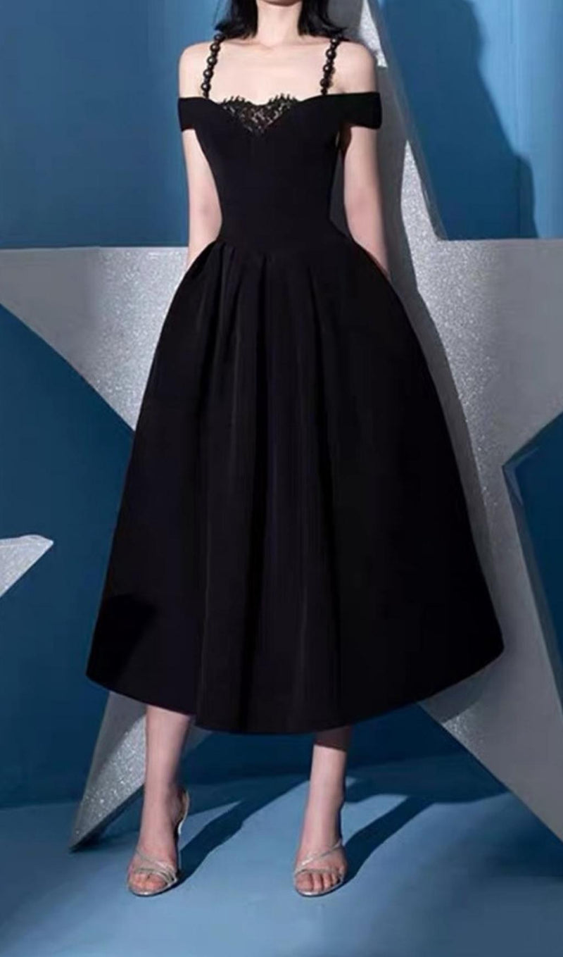BANDAGE BACKLESS MAXI DRESS IN BLACK Dresses styleofcb 