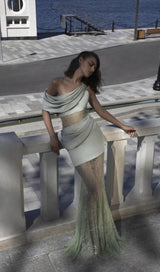 ONE SHOULDER LACE MAXI DRESS Dresses styleofcb 