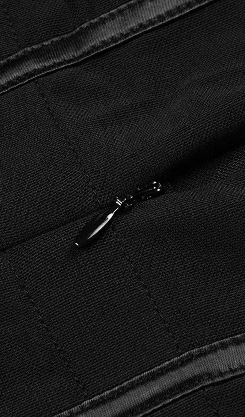 STRAPLESS FISHBONE TOPS IN BLACK Clothing styleofcb 