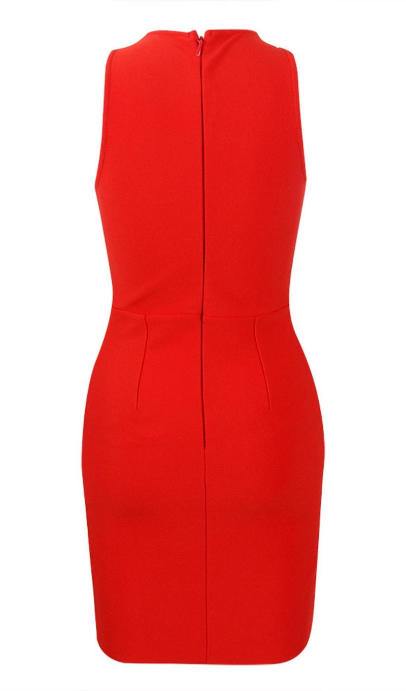 CUT OUT CRYSTAL MINI DRESS Dresses styleofcb 