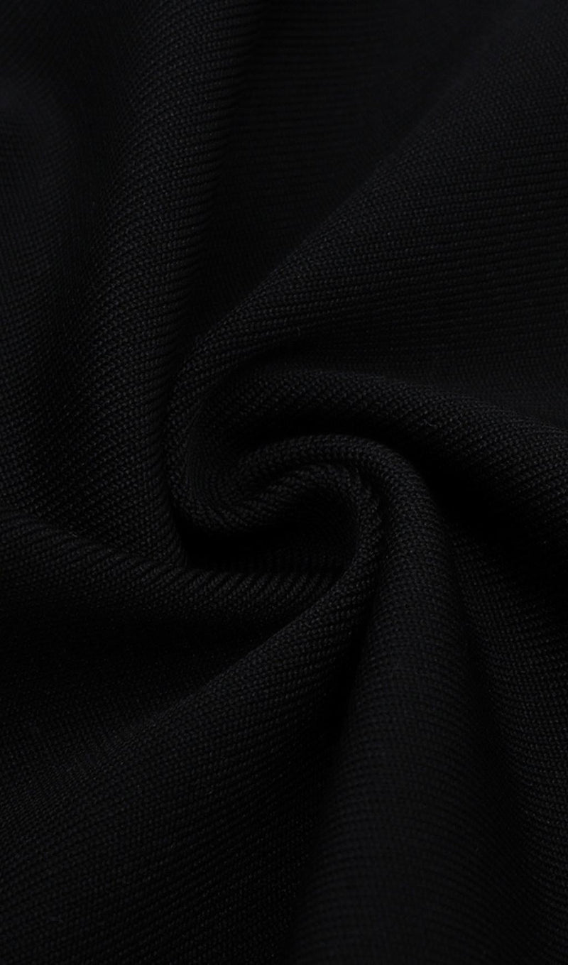 V NECK BANDAGE MINI DRESS IN BLACK Dresses styleofcb 