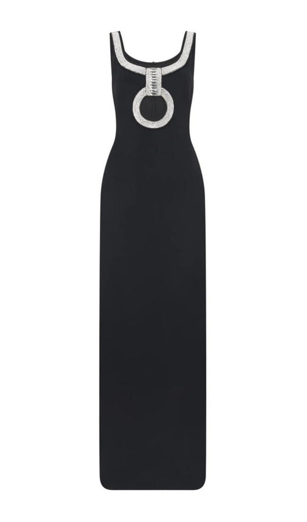 CUT OUT BANDAGE MAXI DRESS IN BLACK Dresses styleofcb 