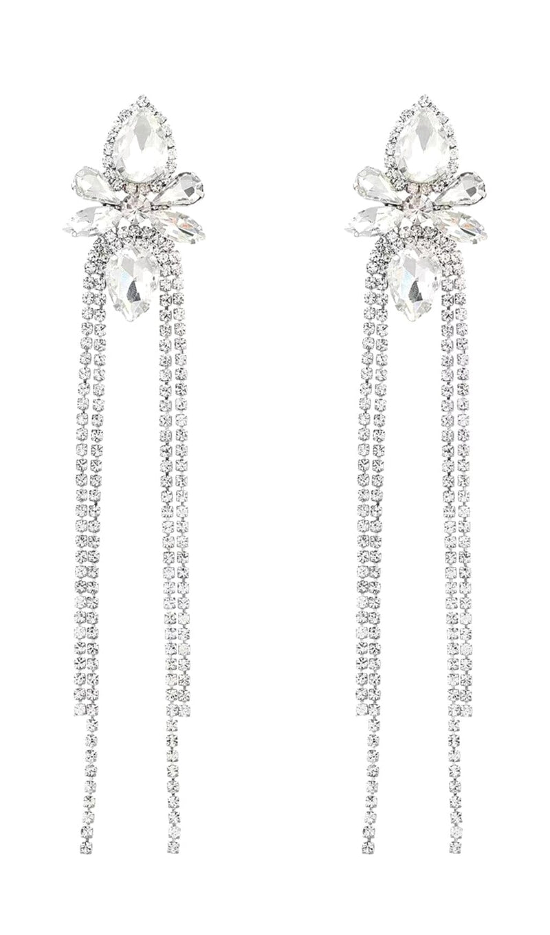 DIAMONATE EARRINGS Jewelry styleofcb WHITE 