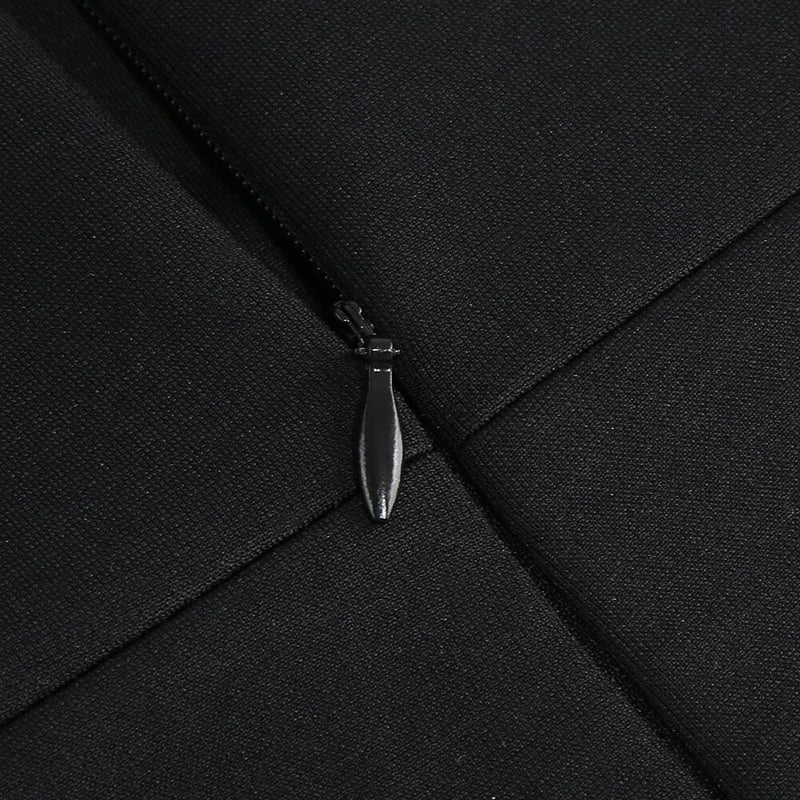 STRAPLESS FEATHER MINI DRESS IN BLACK styleofcb 